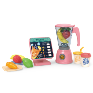 Pretend & Play Blender Set with Sound, Spinning Action & Ordering Station - Pink - Image 3
