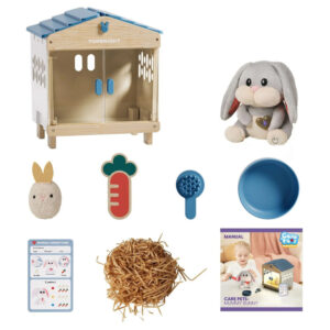 TopBright - Pretend & Play - Interactive Care Bunny Kit with Lights and Sounds - 9pcs - Image 8