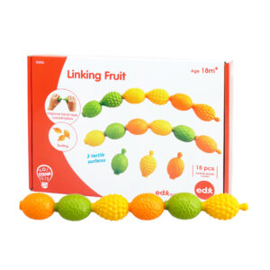 EDX Education - Linking Fruits - 3 Colours & 3 Tactile Surfaces - Activity Guide - 18pcs - Image 1