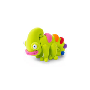 Hey Clay - Modelling Air-Dry Clay with Fun Interactive App - Chameleon, Series Exotic Pets, 3 cans - Image 3