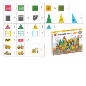Magnetic Tiles - Truck Construction Set - 50 Pieces - Image 5