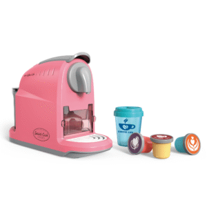 Pretend & Play Coffee Maker Set with Sounds & Colour Changing Cup - Pink - Image 4