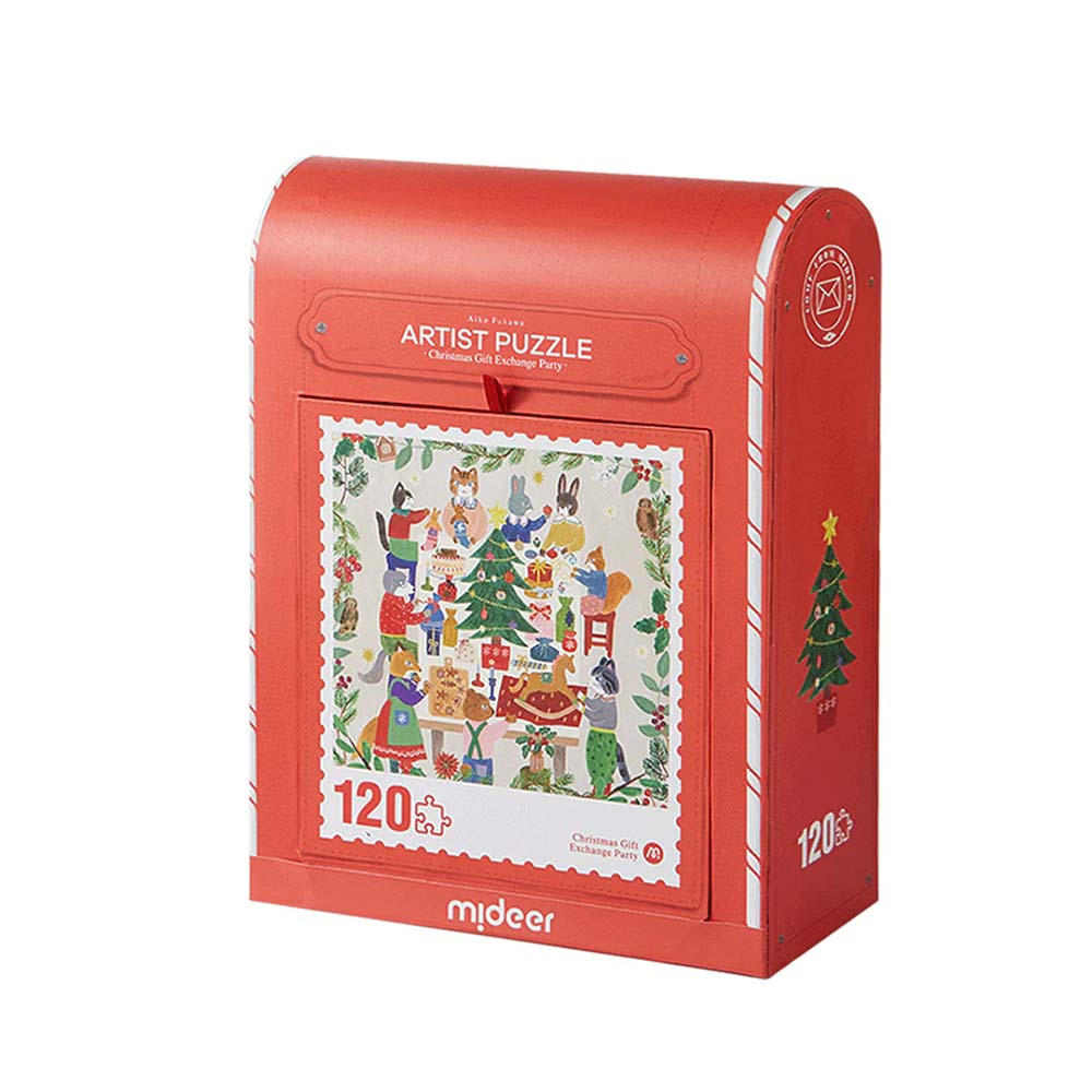 Mideer - Christmas Gift Box - 120 Piece Puzzle - BrainPlay