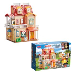 Feelo - Genius Architect Villa - Building Block Set - 246 Pieces - Image 1