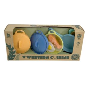 Mingli Toys - Pretend & Play - Pots & Pans Cooking Set - Eco-friendly - 12 Pieces - Image 1