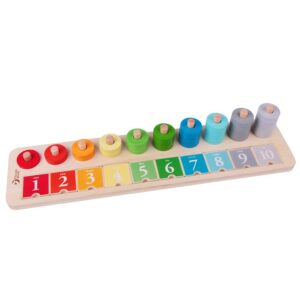 Classic World - Count & Match - Counting Stacker - 65pcs - Image 3