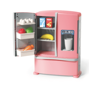 Pretend & Play Refrigerator with Sound Effects & Ice Dispenser - Pink - Image 1