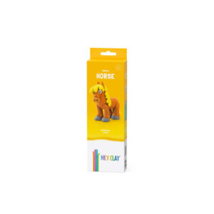 Hey Clay - Modelling Air-Dry Clay with Fun Interactive App - Horse, series Animals, 3 cans - Image 5