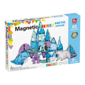 Magnetic Tiles - Arctic Animals Set - 65 Pieces - Image 1