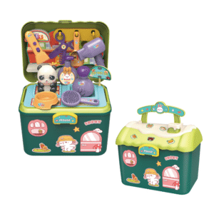 Cogo - Pretend Play Pet Set - 2-in-1 Pet Care Kit with 10 Accessories - Image 5