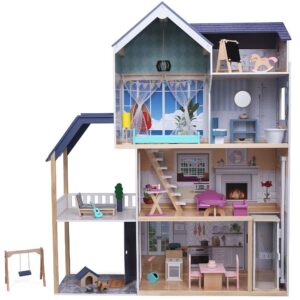 Greenbean - Nora Mansion Doll House & 28 Accessories - Image 4