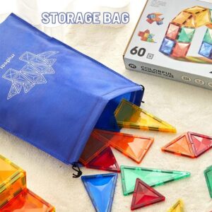 Mideer - Colourful Magnetic Tiles Marble Run - 100pcs - Image 4