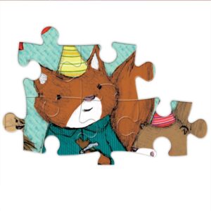 eeBoo - Animal Party 64 pc Puzzle - Image 3