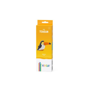 Hey Clay - Modelling Air-Dry Clay with Fun Interactive App - Toucan, series Birds, 3 cans - Image 5