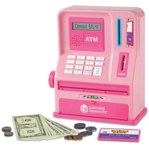 Learning Resources - Pretend & Play® - Teaching Teaching ATM Bank - Pink - Image 1
