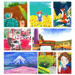 Mideer - Pea Beeswax Crayons - 12 Colours - Image 3