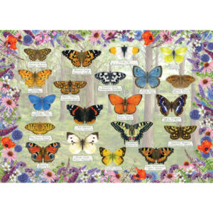 Gibsons - Beautiful Butterflies - Jigsaw Puzzle - 1000pcs - Image 4