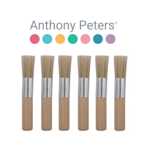 Anthony Peters - Set Of 6 Chunky Stencil Brushes - 14mm - Image 1