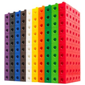 EDX Education - Linking Cubes - 2cm - 10 Colours - 500pcs Polybag - Image 1