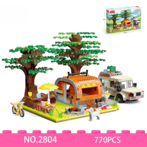 Cogo - Building Block Set - Ultimate Caravan Camp - 770 Pieces - Image 3