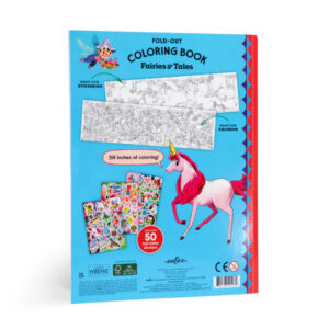 eeBoo - Fold-Out Colouring Book with Stickers - Fairies And Tales - Image 3