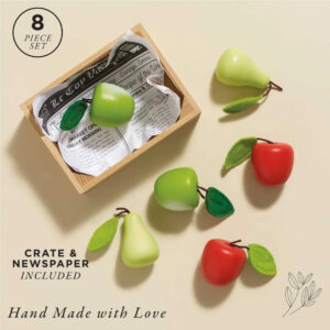 Le Toy Van - Pretend & Play - Wooden Orchard Fruits Food Crate - 8pcs - Image 5