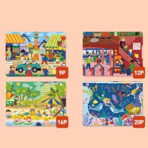 Mideer - Level Up Puzzles - 4-in-1 - Level 2 Daily Scenes - Image 6