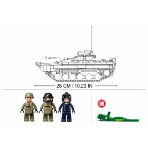 Sluban - Model Bricks - BMP Infantry Fighting Vehicle - 738pcs - Image 3
