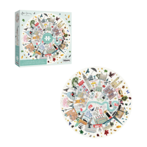 Gibsons - London Buildings - 500 Piece Circular Jigsaw Puzzle - Image 1