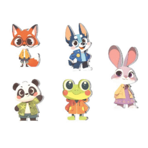 Magnetic Tiles - Cute Animals Set - 70 Pieces - Image 3