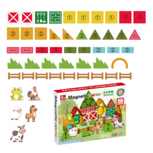 Magnetic Tiles - Farm Animals Set - 50 Pieces - Image 4