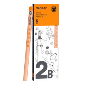 Mideer - Thick Triangular 2B Pencils- 6 Pieces - Image 5