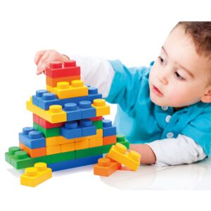 Greenbean - Jumbo Soft Blocks - Basic - 60pcs - Box - Image 3