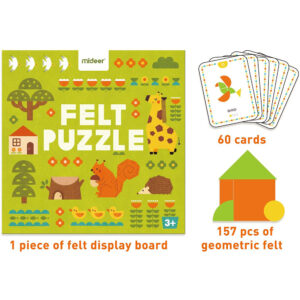 Mideer - Geometric Felt Puzzle - 157pcs - Image 4