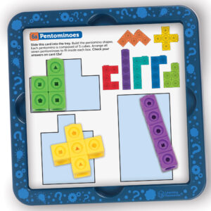 Learning Resources - Mathlink® Cubes Brain Puzzle Challenge - 80 Pieces - Image 4