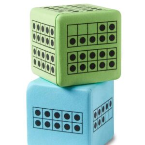 Hand2Mind - Ten Frames Dice (Set of 12) - Image 4