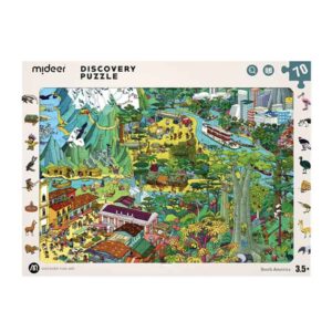 Mideer - Big World Small World Amazon-Themed Discovery Puzzle: 70 Pieces - Image 2