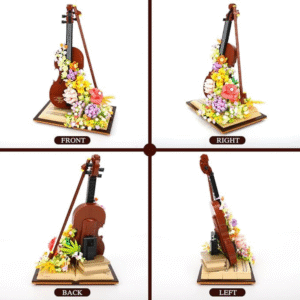 Cogo - Building Block Set - Flower Violin - 950 Pieces - Image 3