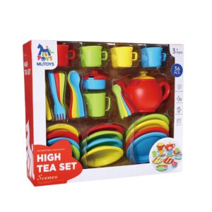 Mingli Toys - Pretend & Play - Dinner & Tea Set - 36 Pieces - Image 1