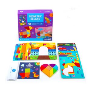 Jar Meló - Geometric Blocks - Heart Tangram