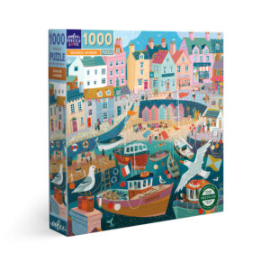 eeBoo - Seaside Harbor 1000 Piece Square Puzzle - Image 1