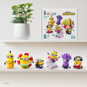 Hey Clay - Modelling Air-Dry Clay with Fun Interactive App - Minions, 15 cans - Image 2