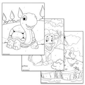 Toy Color - Paint By Numbers Set - 6 Designs with Tempera Paints, Pens & Markers - Image 4