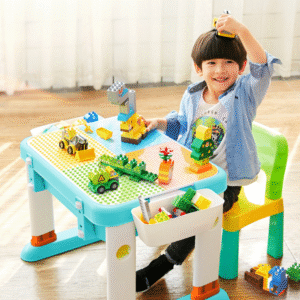Feelo - Multi-Functional Building Table and Chair - 55 Pieces - Image 1