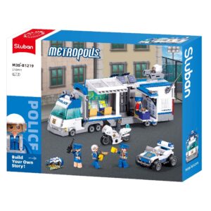 Sluban - Metropolis Pull Back - Police Command Vehicle - 510 Pieces - Image 5