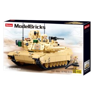 Sluban - Model Bricks - M1A2 Sep V2 Abrams Main Battle Tank - 781pcs - Image 1