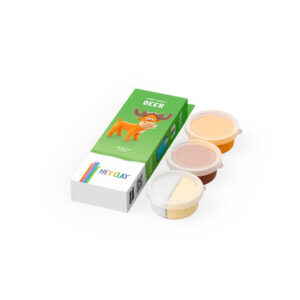 Hey Clay - Modelling Air-Dry Clay with Fun Interactive App - Deer, series Forest Animals, 3 cans - Image 4