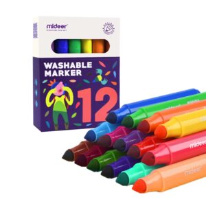 Mideer - Markers Washable - 12 Colours - Image 1