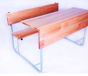 Lead Time - High School Supawood Double Combination Desk - Image 2