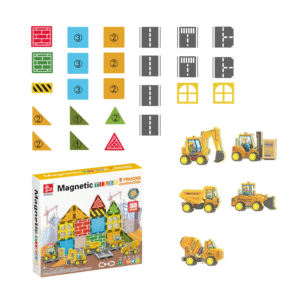 Magnetic Tiles - Truck Construction Set - 30 Pieces - Image 5